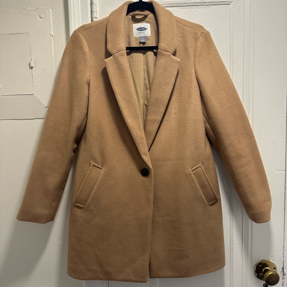 Tan long coat